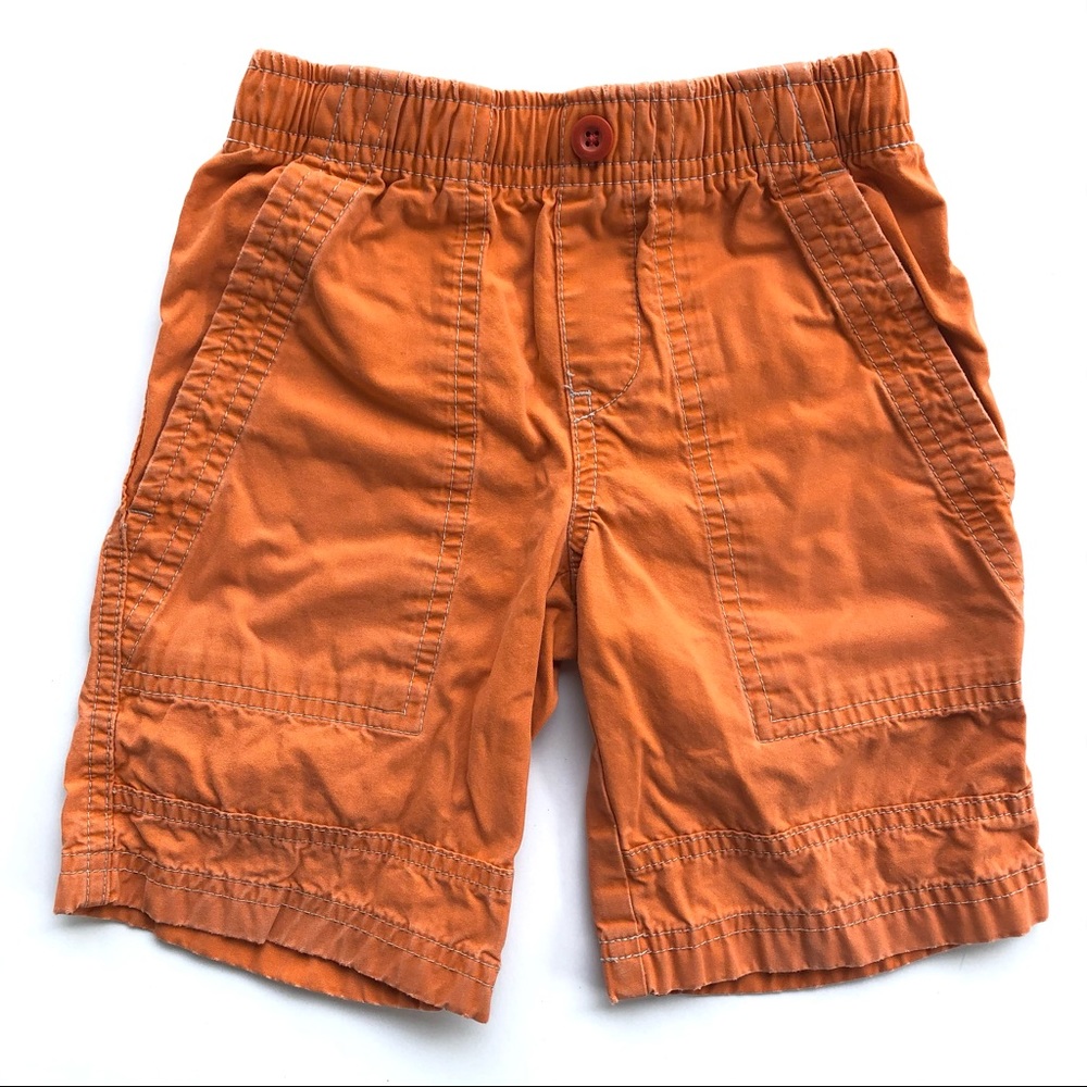 Lands’ End orange shorts size 4